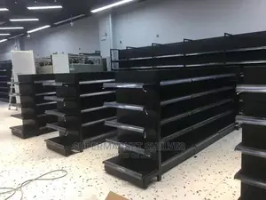 Supermarket Shelves in Black Colour at 1.5m