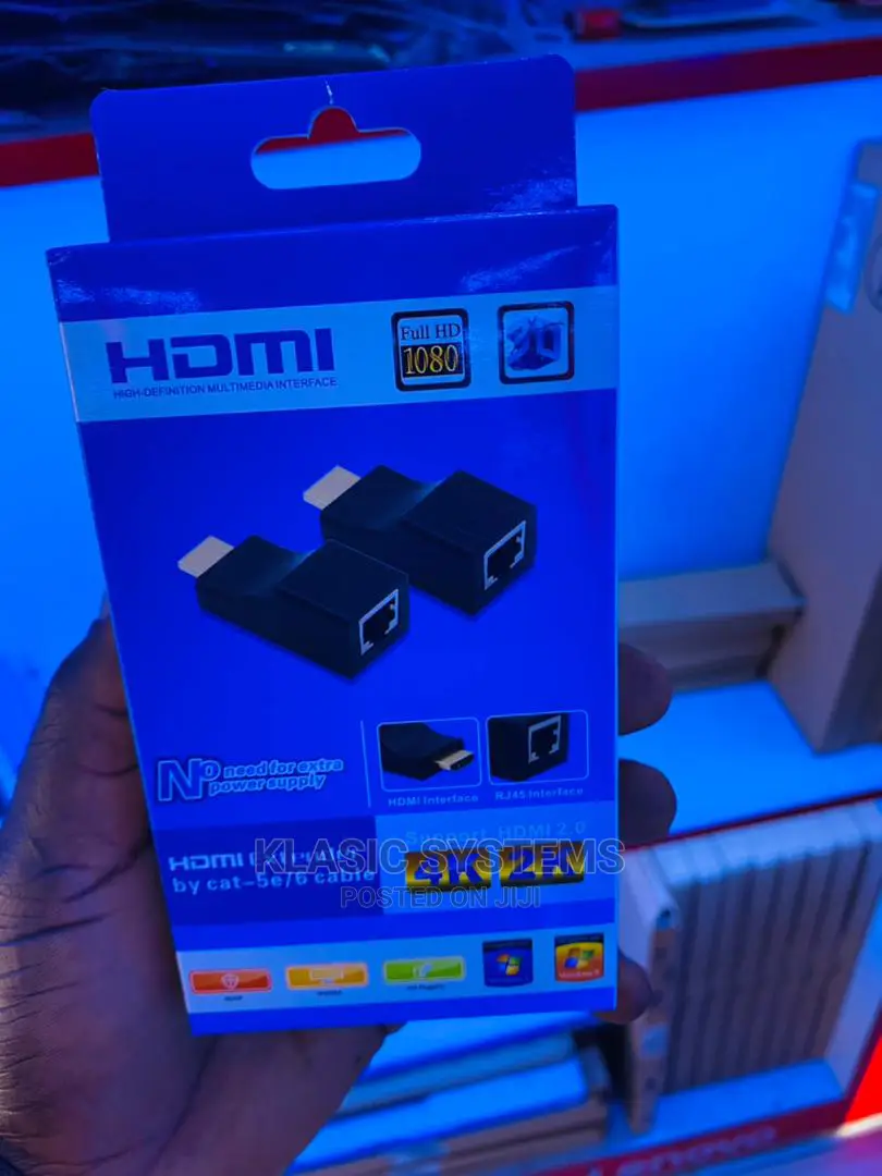HDMI EXTENDER by Cat-5e/6 Cable