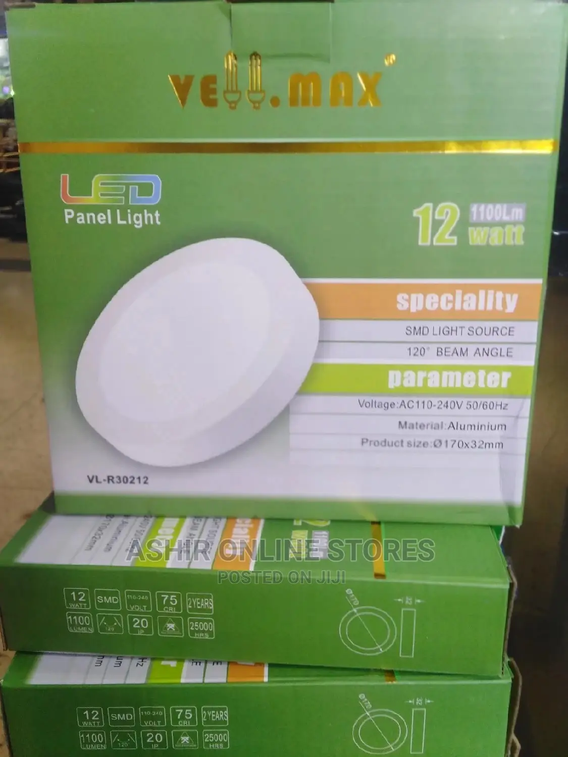 12watts LED Round Pannel Light for Vellomax