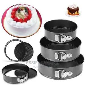 3pcs Round Cake Moulds