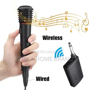 2in1 Professional Wired Wireless Handheld Microphone Mic