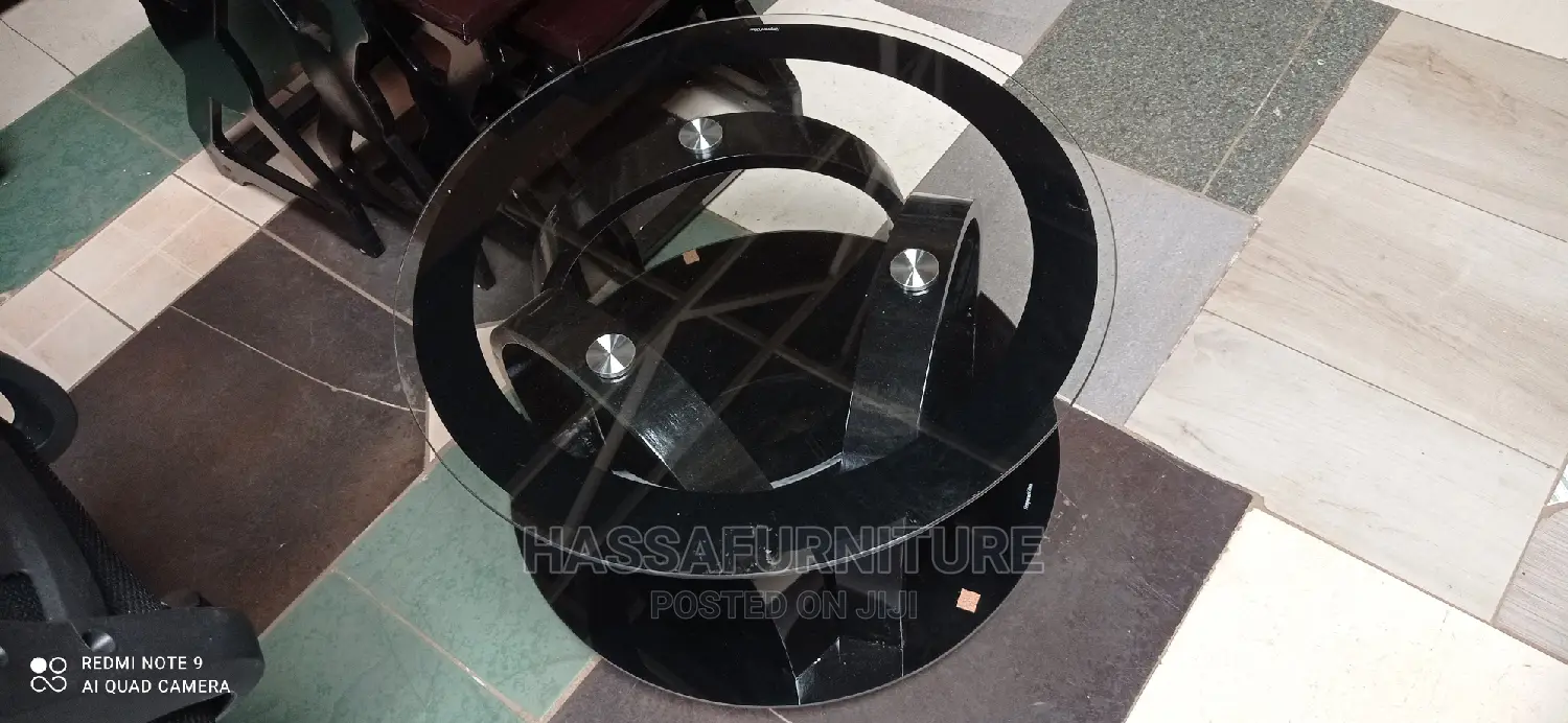 Round Shape Glass Center Table