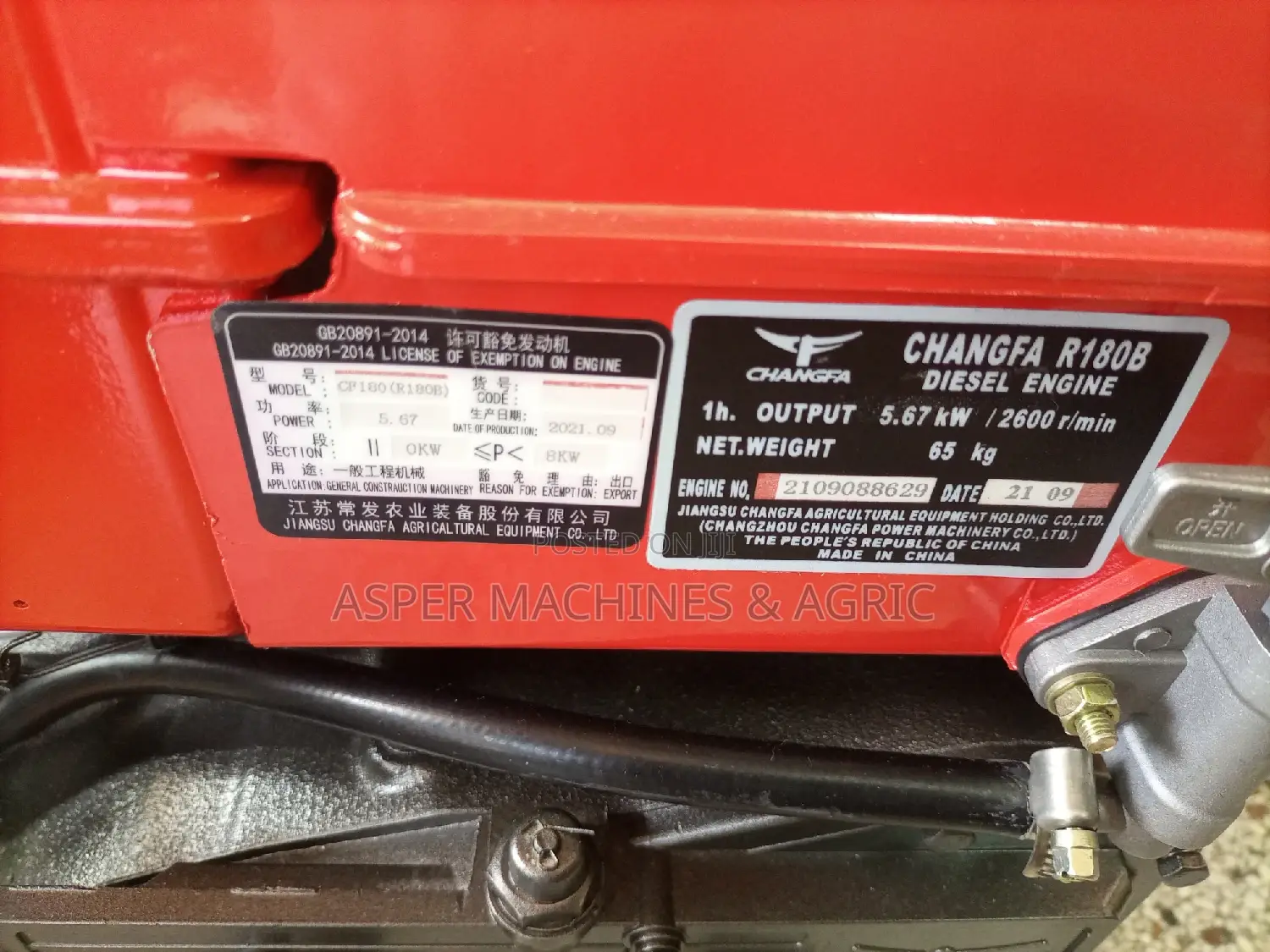 R180B Changfa Diesel Engine