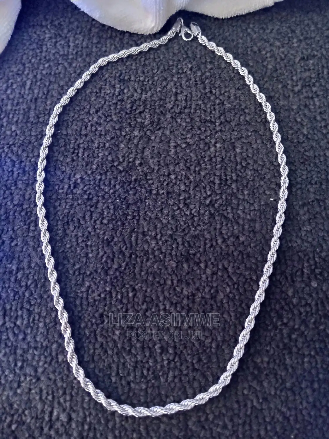 Men's Quality Silve Rope Necklaces Available