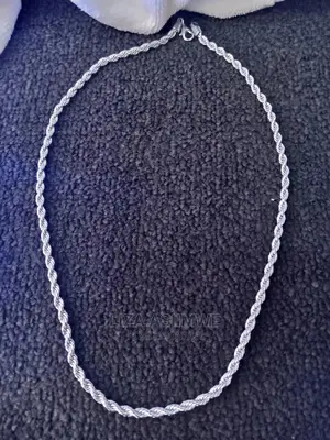 Men's Quality Silve Rope Necklaces Available