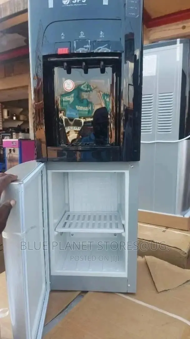 SPJ (Hot, Normal $ Cold) Water Dispenser With Refrigerator.