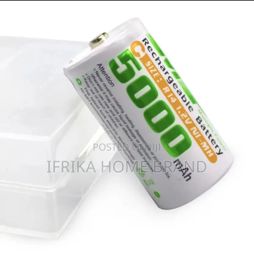 MP 2PCS 1.2V 5000mah Large Capacity Rechargeable Battery