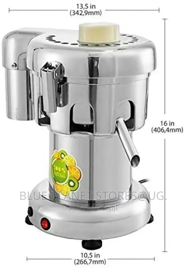 Heavy Duty Centrifugal Juice Extractor | 370w | 80-100kgs/Hr