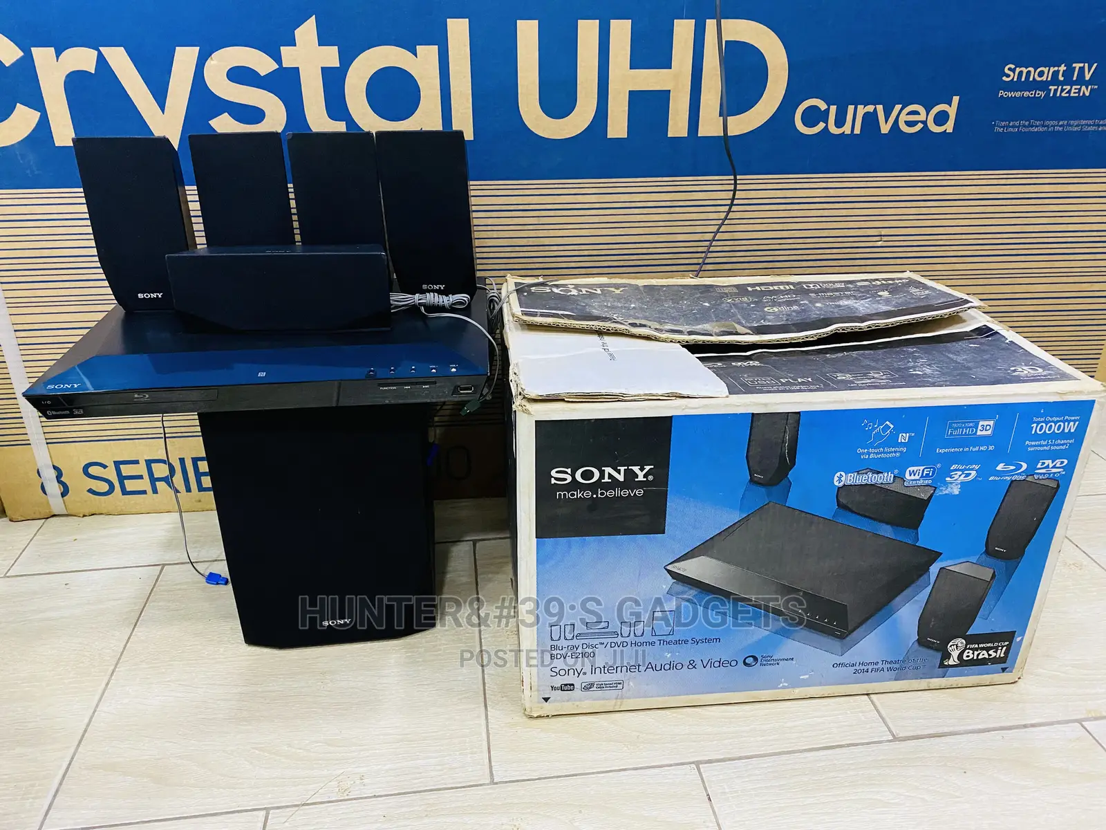 Sony Bluray Home Theater 1000watts With Bluetooth and Wi-Fif