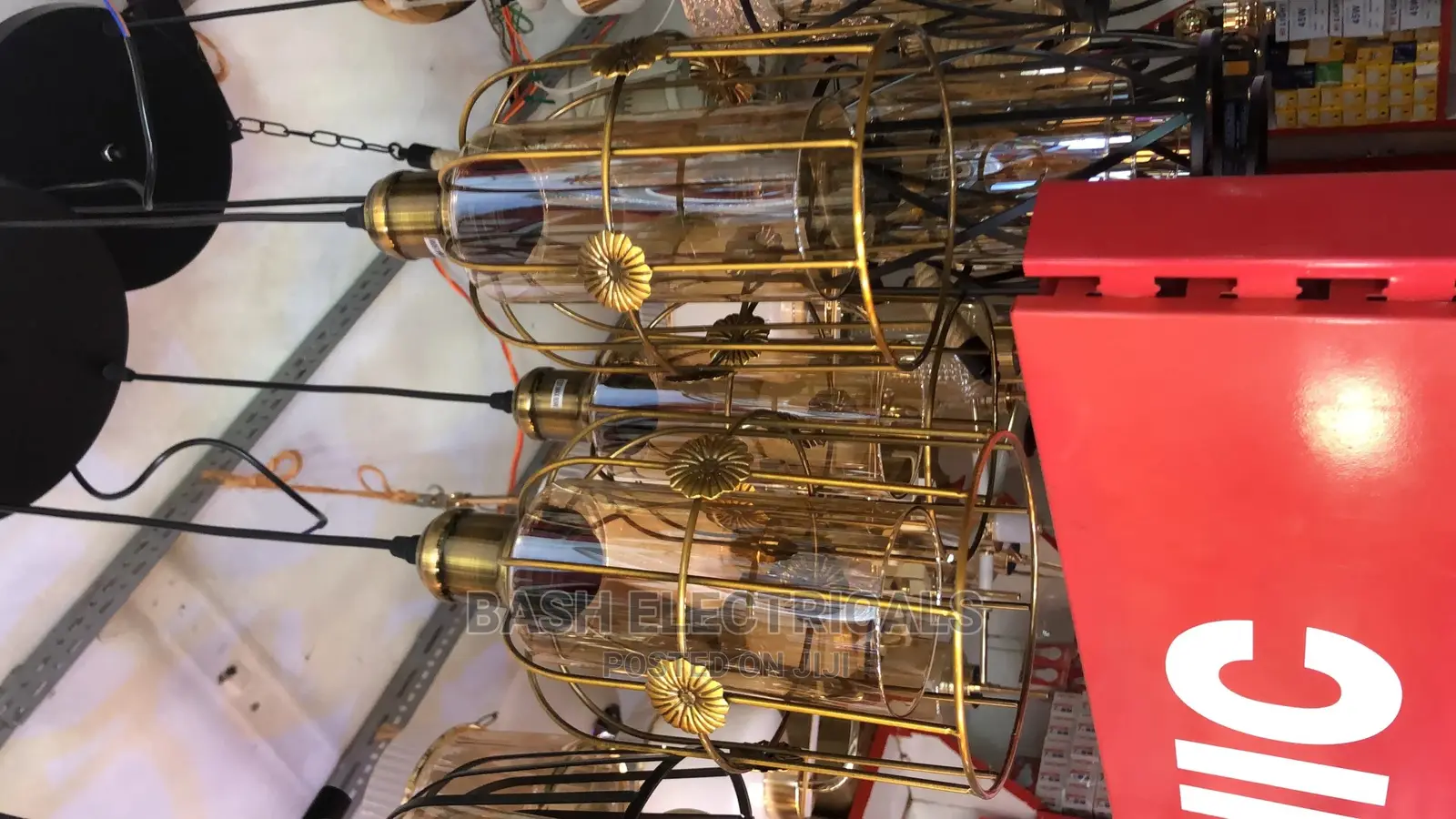 Golden Pendant Light