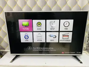 Lg 43inch Silver Body Led Full Hd Tv Built in Free Tv Channe