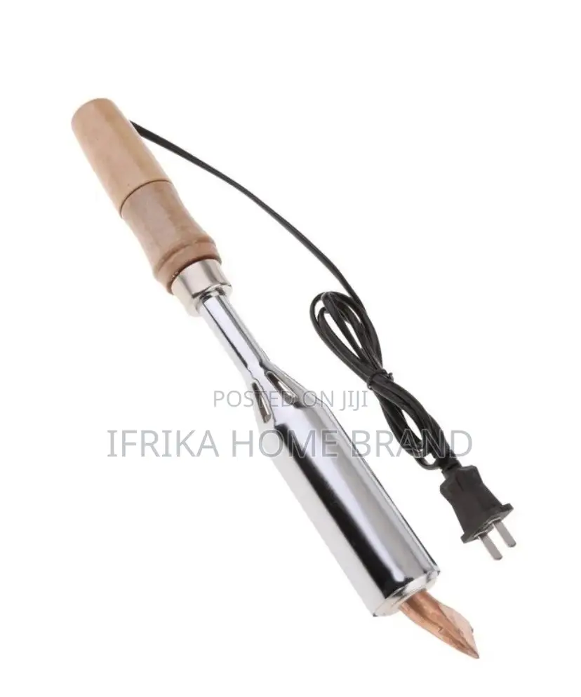 High Powerelectric Soldering Iron With Wooden Handle Tip300w