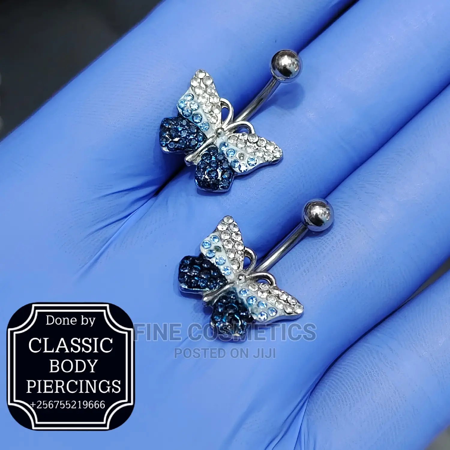 1pc Bellybutton Ring Surgical Steel Navel Jewelry For Girls