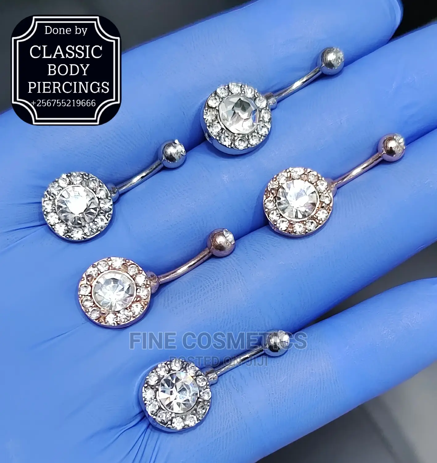 1pc Bellybutton Ring Surgical Steel Navel Jewelry For Girls