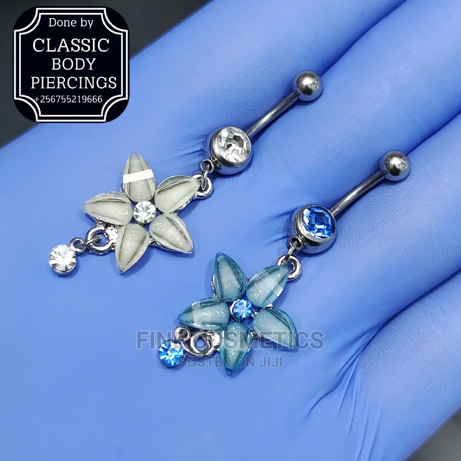 1pc Bellybutton Ring Surgical Steel Navel Jewelry For Girls