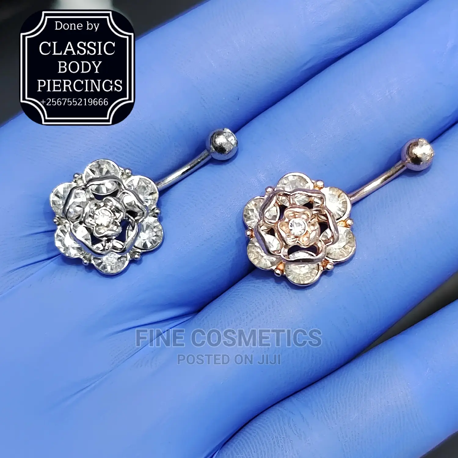 1pc Bellybutton Ring Surgical Steel Navel Jewelry For Girls