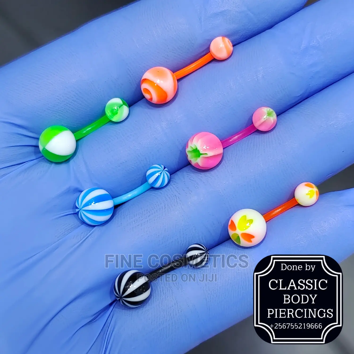 1pc Bellybutton Ring Surgical Steel Navel Jewelry For Girls