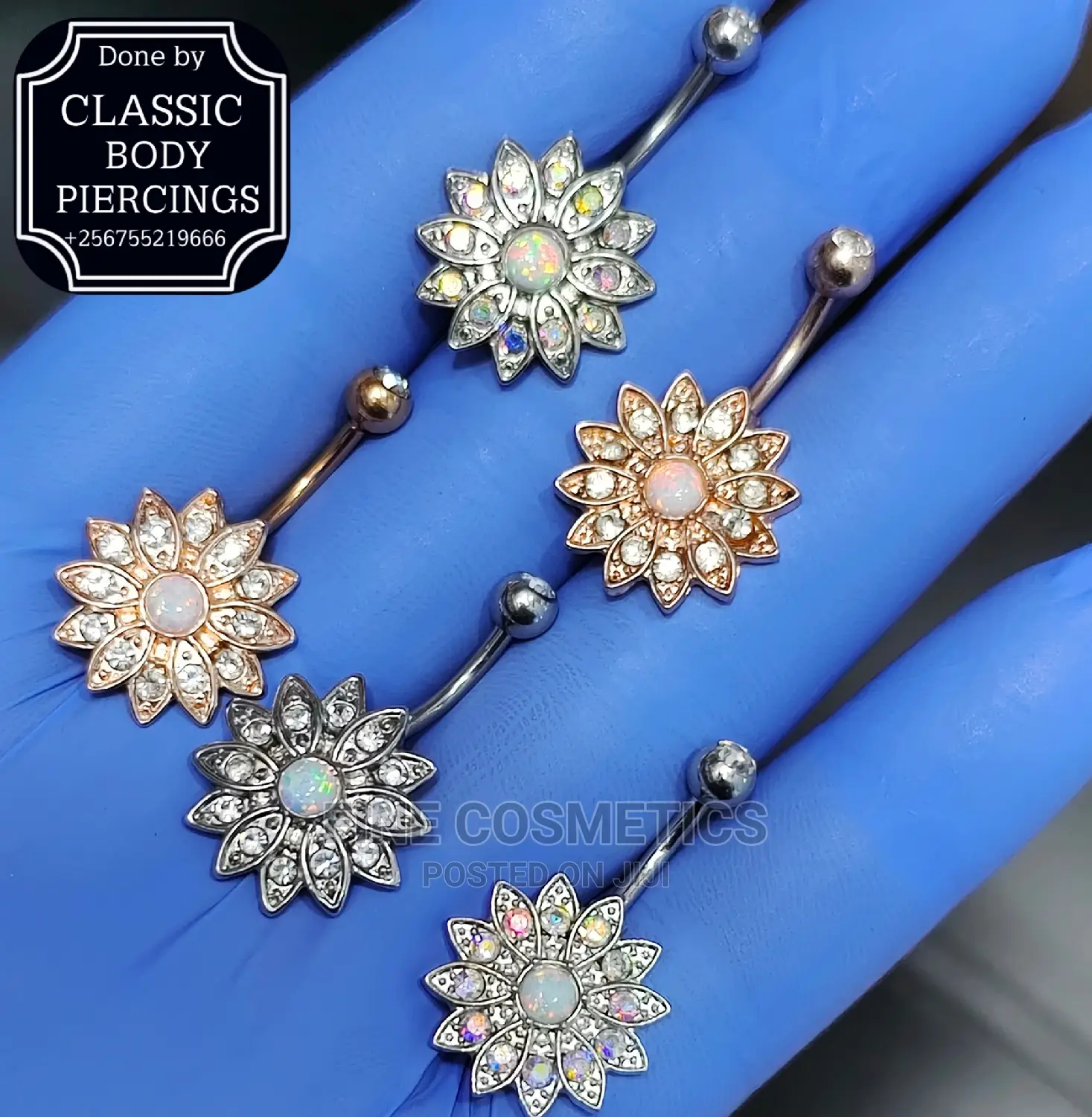 1pc Bellybutton Ring Surgical Steel Navel Jewelry For Girls