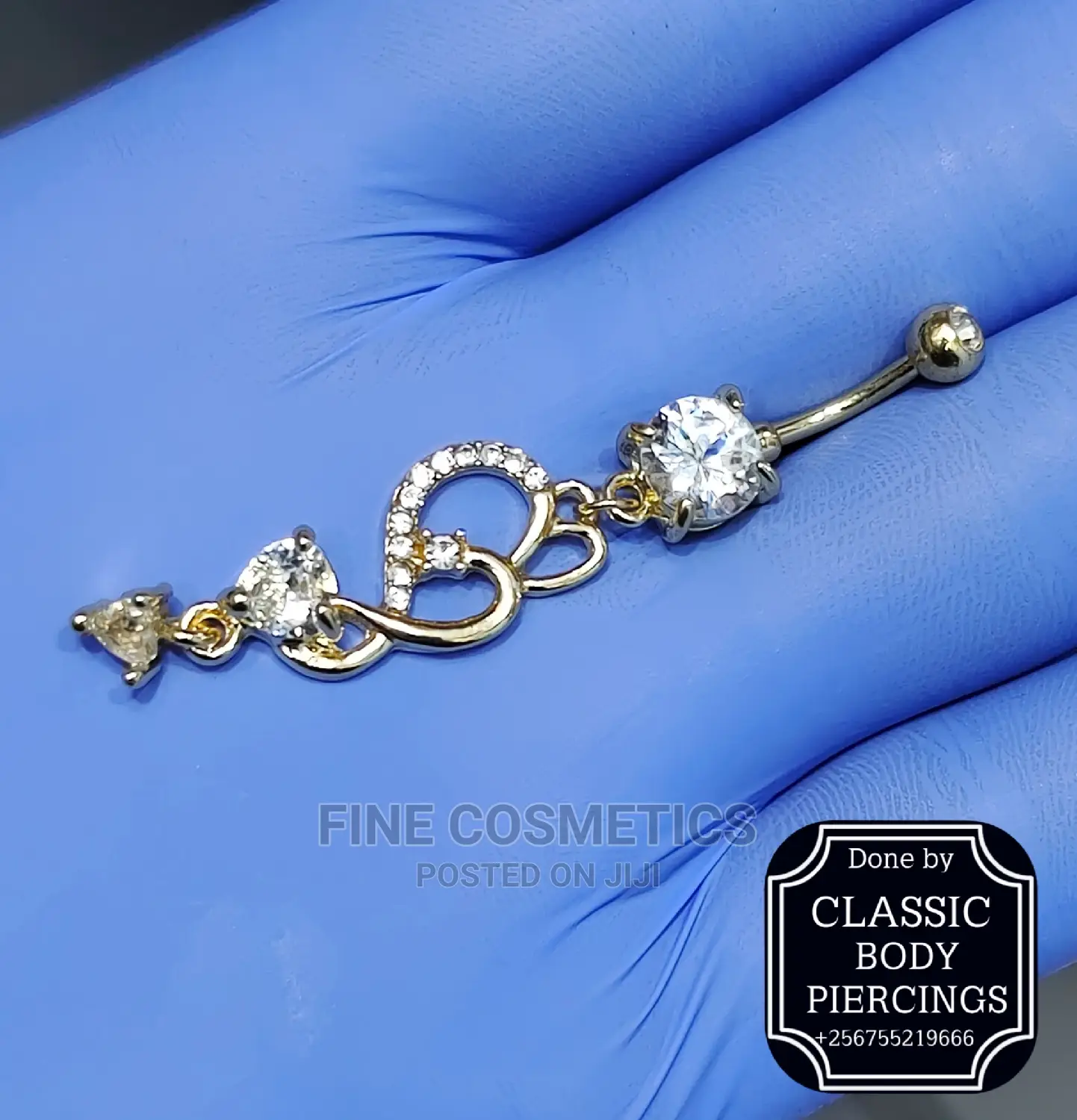 1pc Bellybutton Ring Surgical Steel Navel Jewelry For Girls