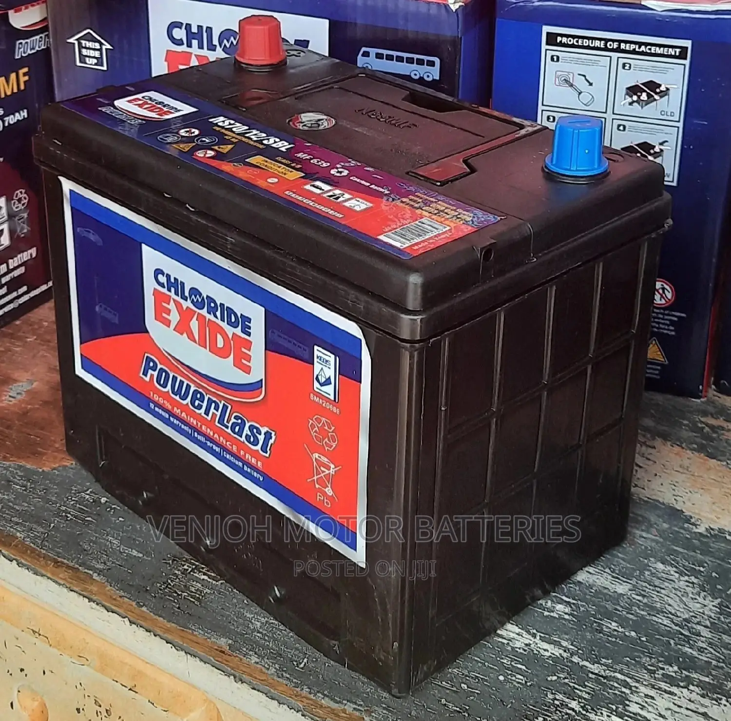 NS70 -65 AH Maintenance Free Car Battery