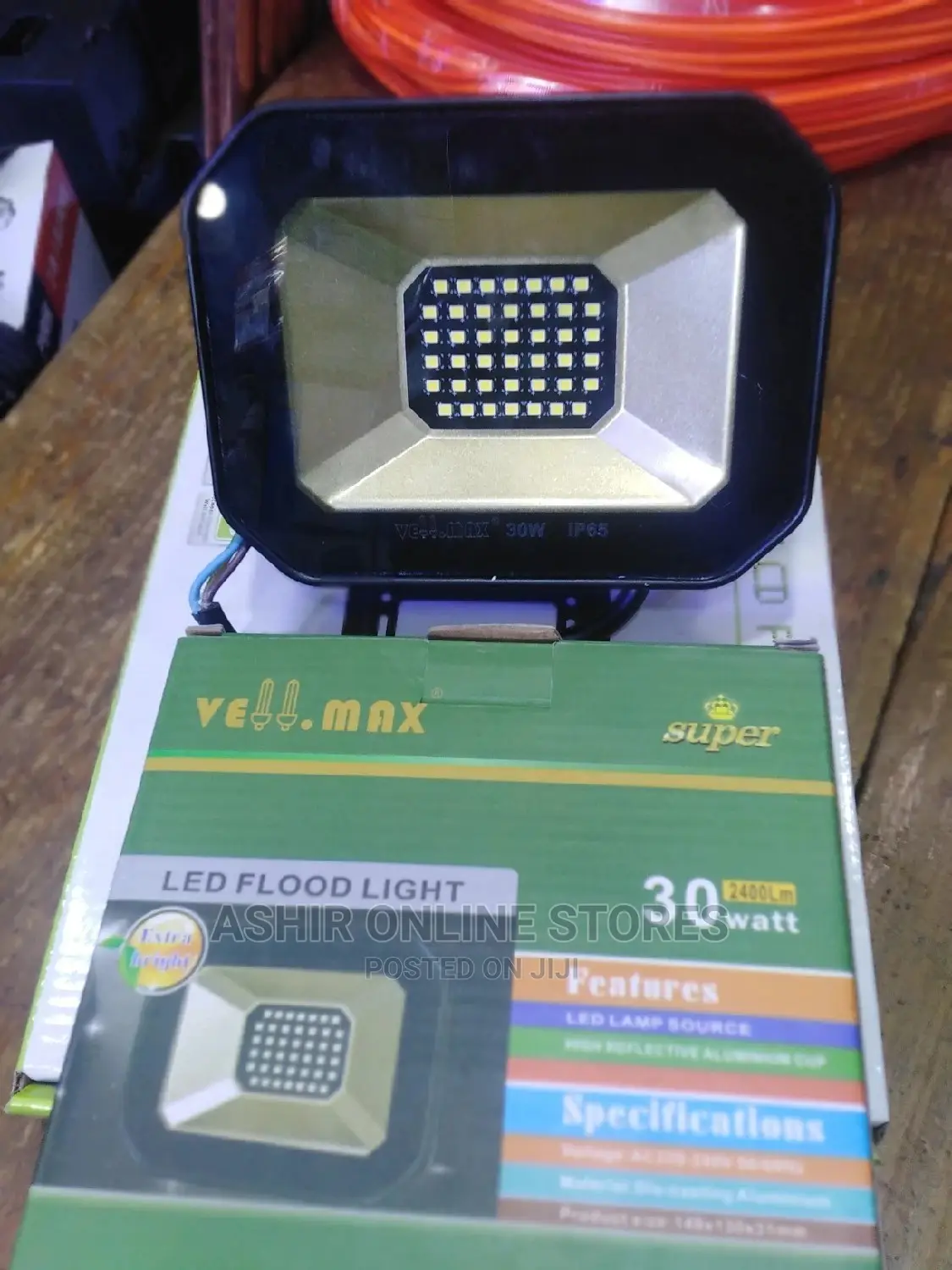 Vellomax LED Flood Light for 30watts
