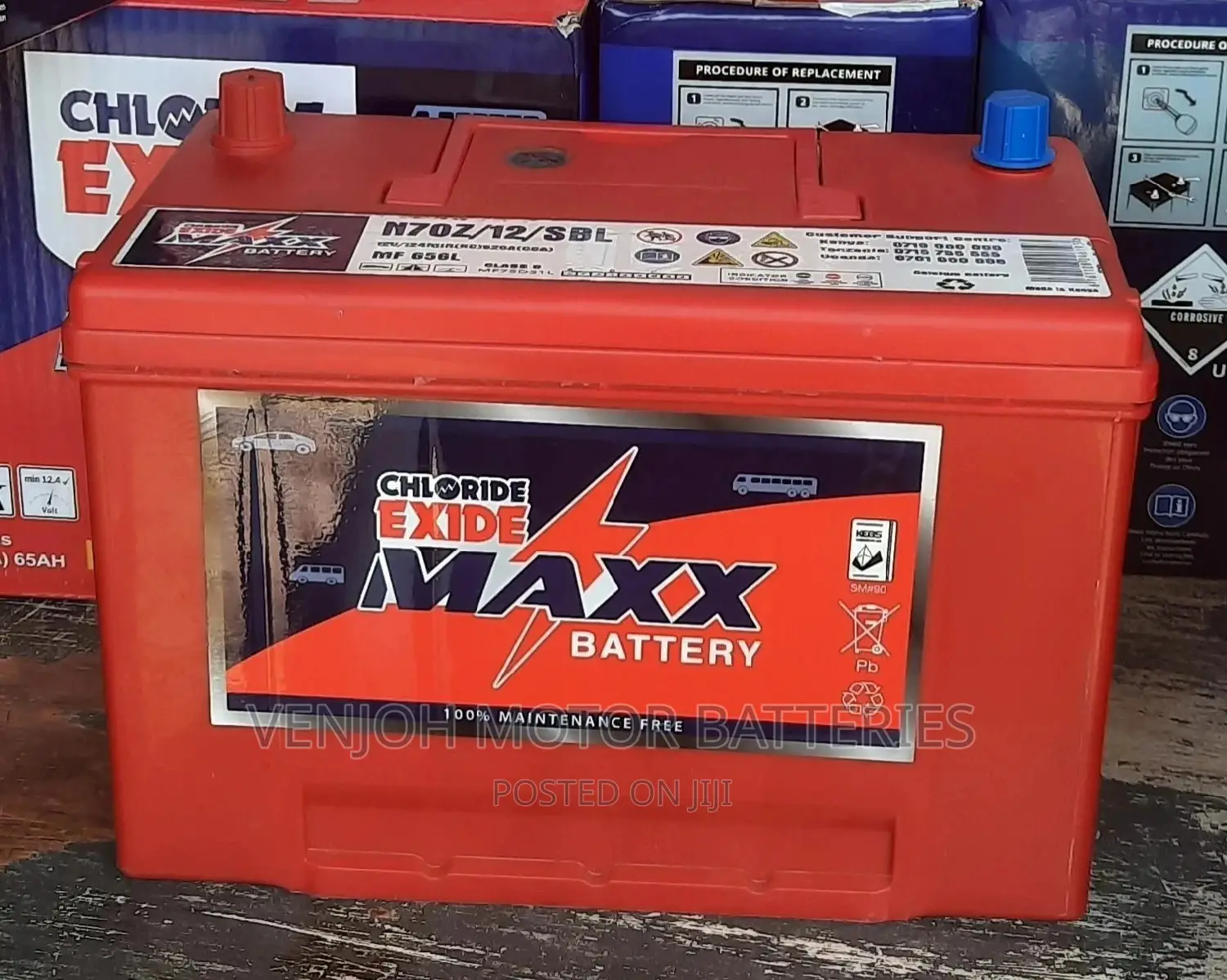 N70z Maxx Maintenance Free Car Battery