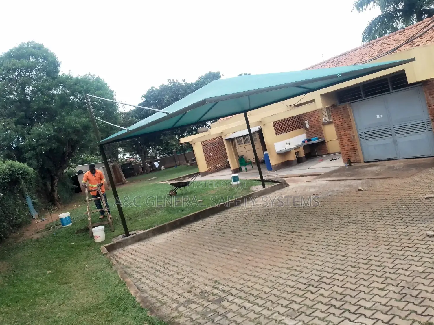 2 Cars Shade Parking 100% Water and Sun Proof Net Durable
