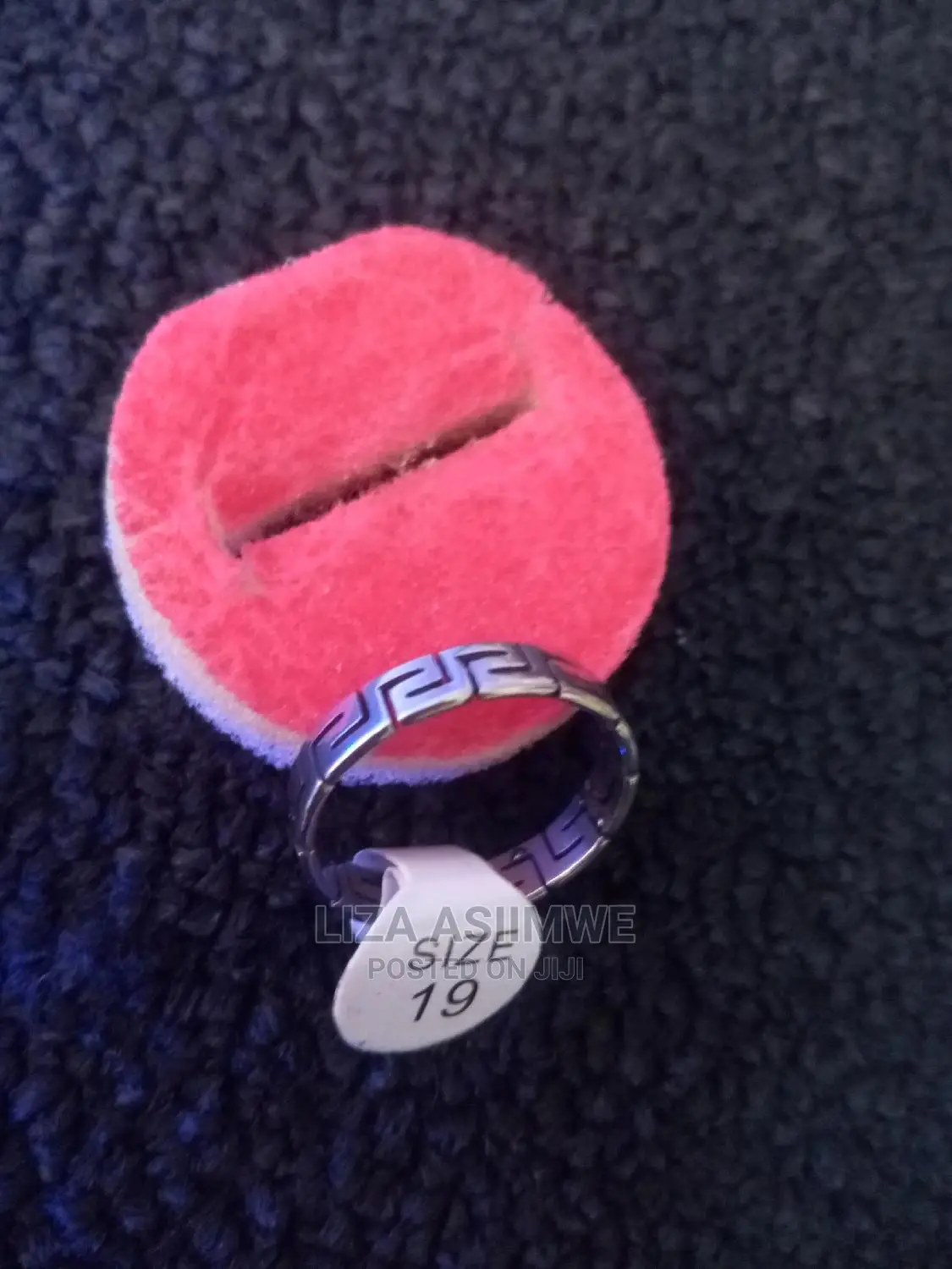 Silver Stainless Steel Versace Rings Available