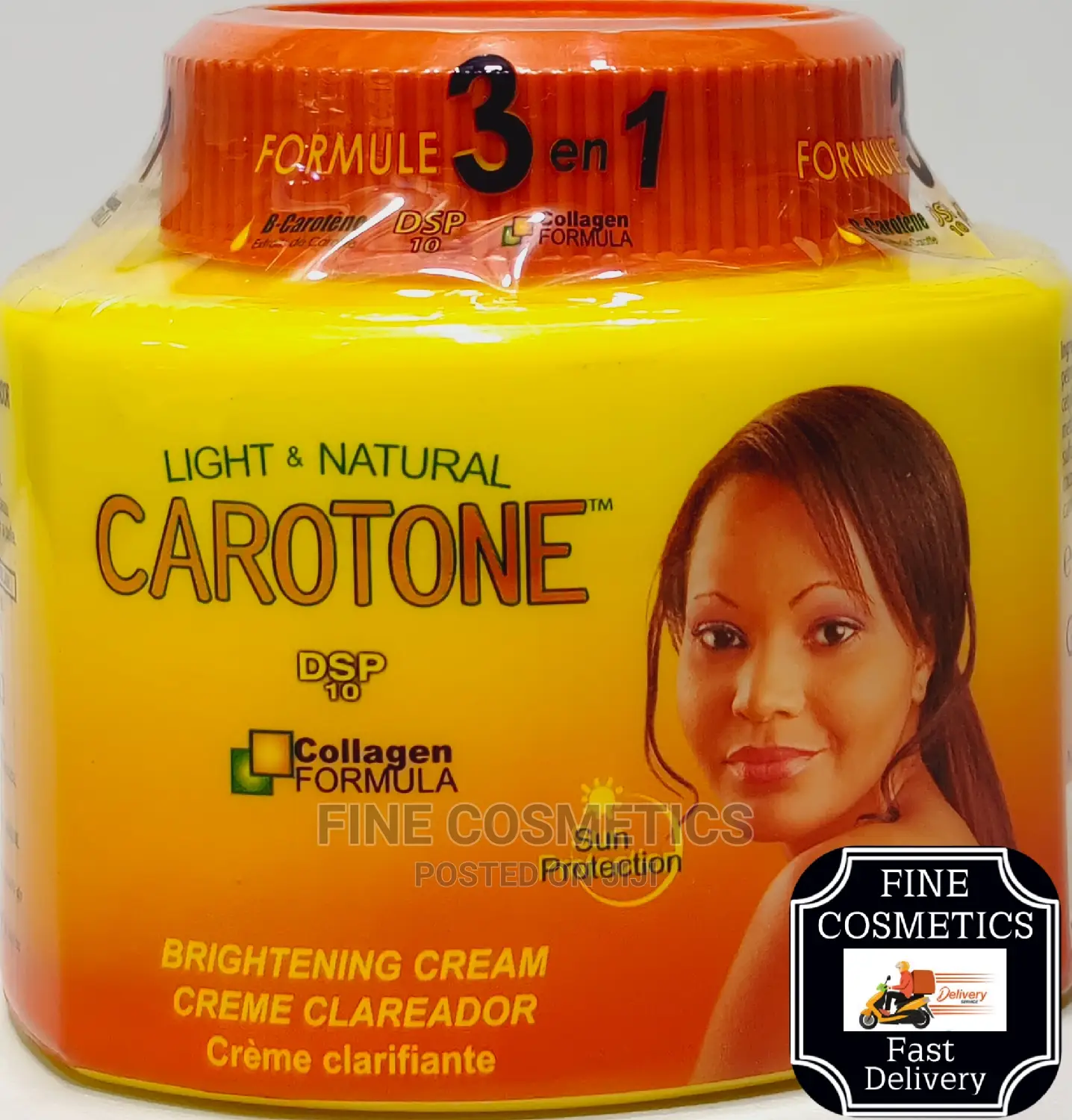 Carotone Brightening Cream Jar 11.1 Oz