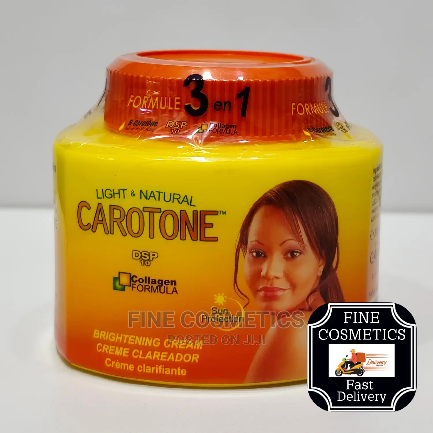 Carotone Brightening Cream Jar 11.1 Oz