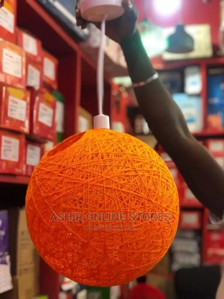 Orange Pendant Lamp Holder