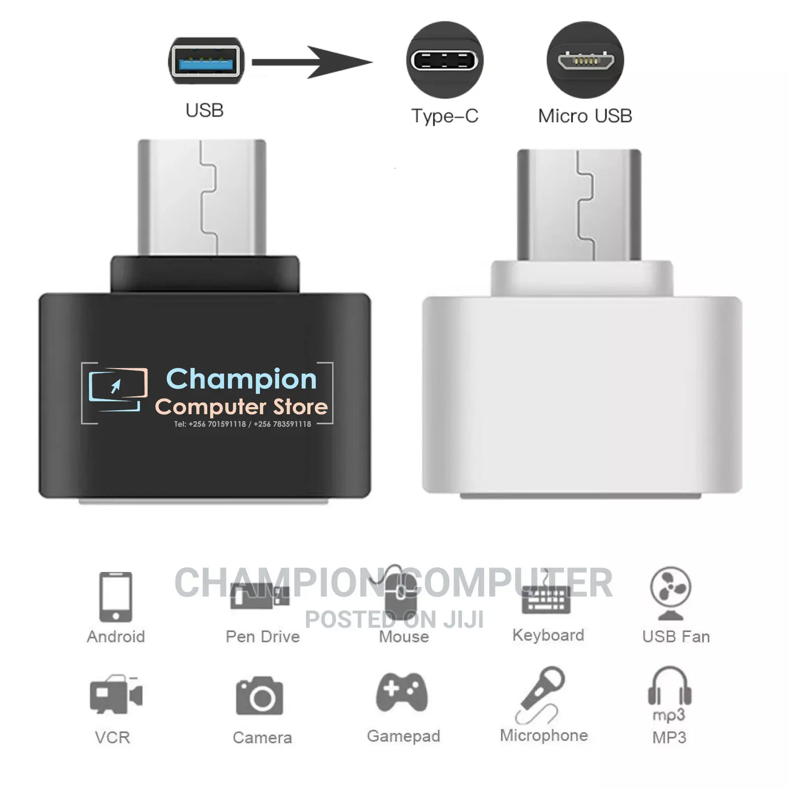 Type-C Male to Usb 3.0 Female Otg Adapter Converter