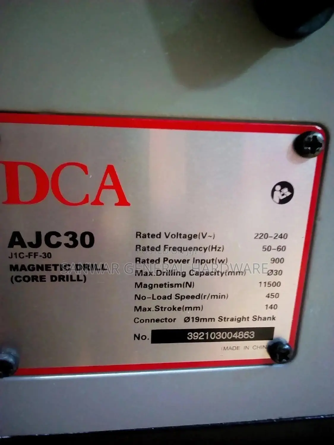 Magnetic Drills,Ajc30mm.(Small Size)