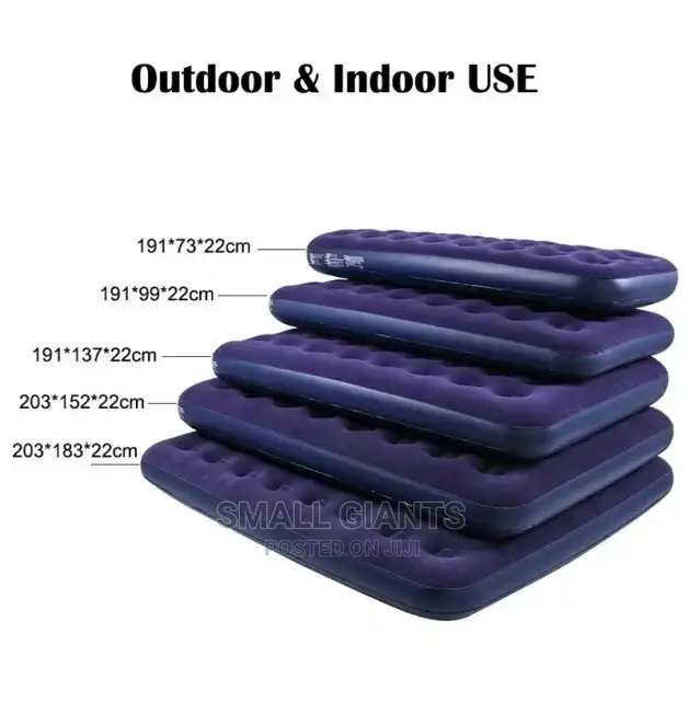 6*6 Avenli Flocked Air Bed/Matress