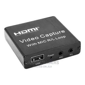 HDMI Video Capture With Mic R/L Loop