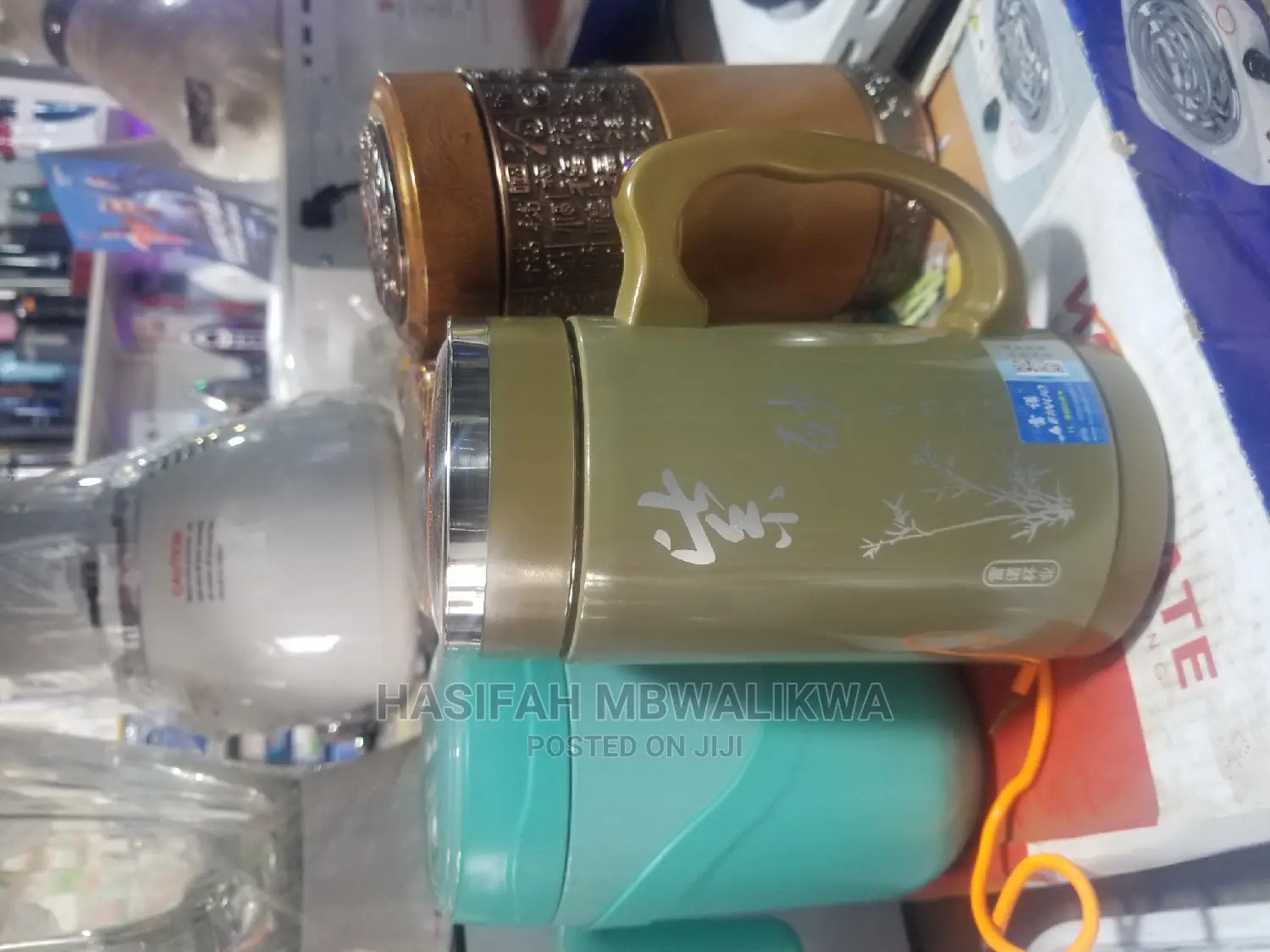Gray Flask Cup