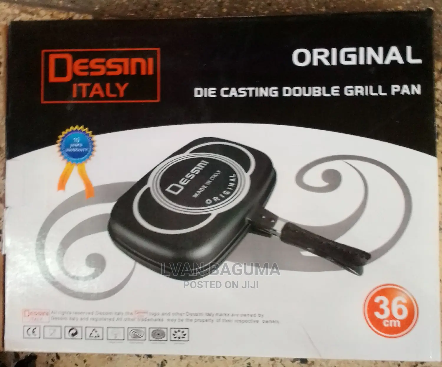 Dessin Italy Double Sided Grill Pan 36cm