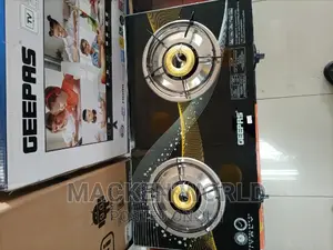 Geepas 2 Glass Gas Burner