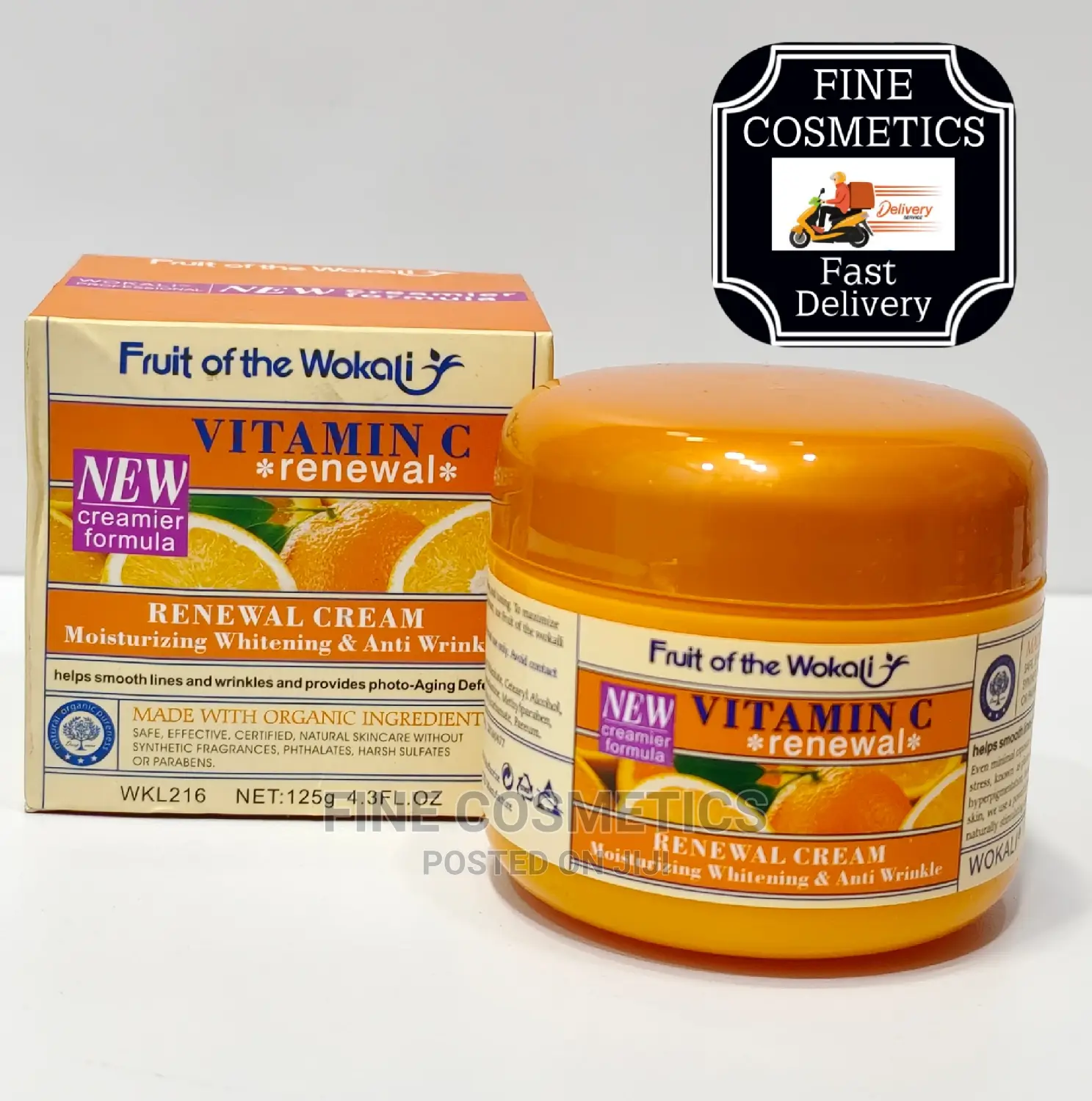 Fruit of the Wokali Vitamin C Intensive Renewal Cream 125g