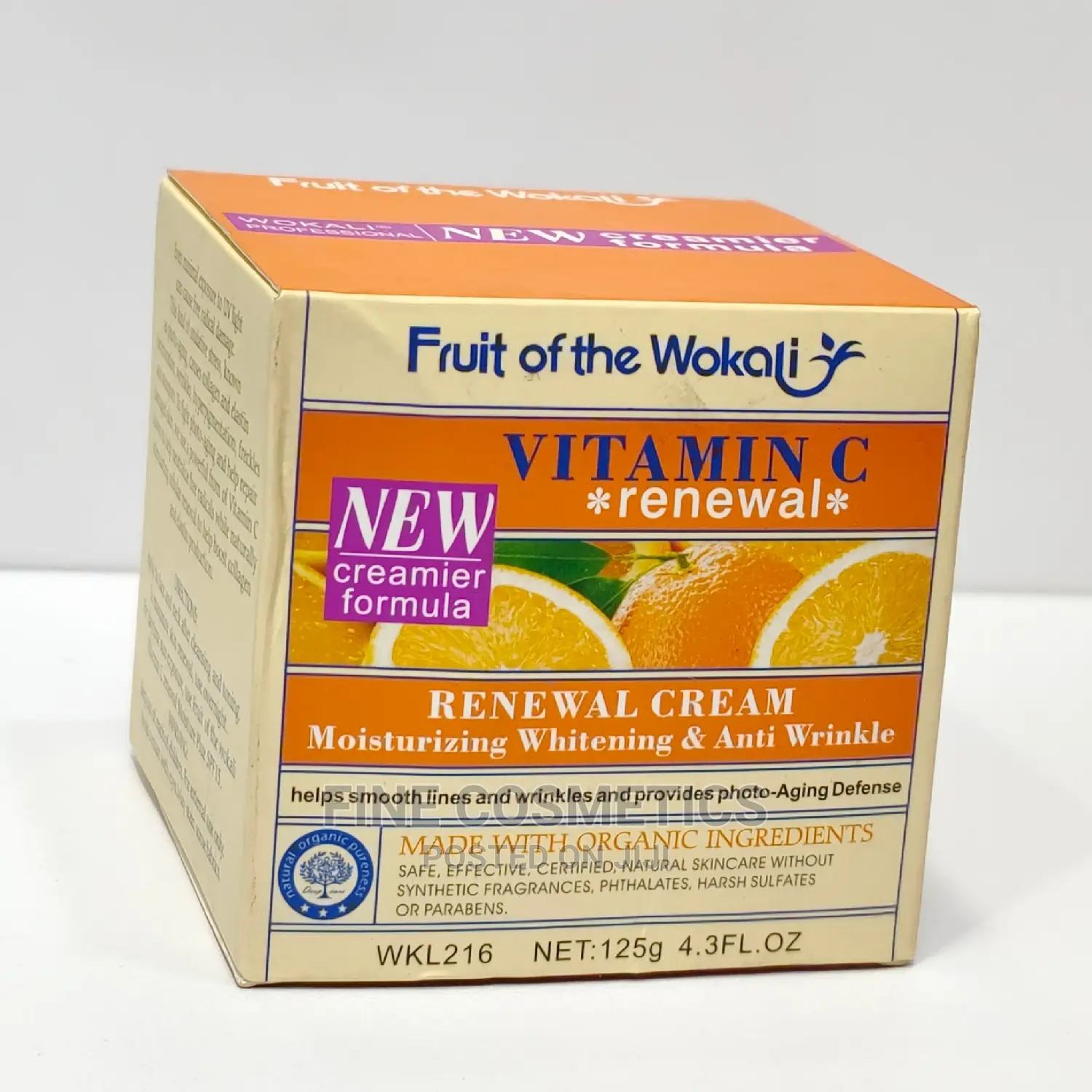 Fruit of the Wokali Vitamin C Intensive Renewal Cream 125g