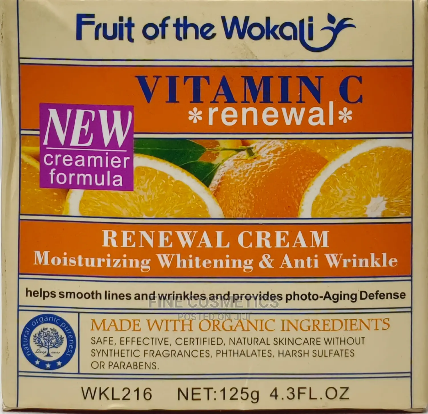 Fruit of the Wokali Vitamin C Intensive Renewal Cream 125g