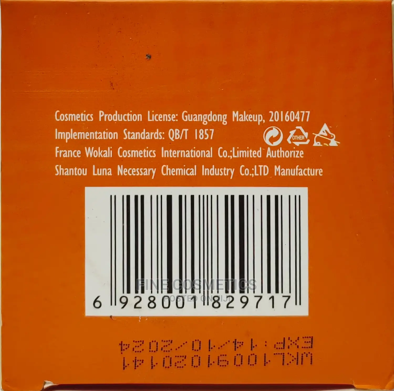 Fruit of the Wokali Vitamin C Intensive Renewal Cream 125g