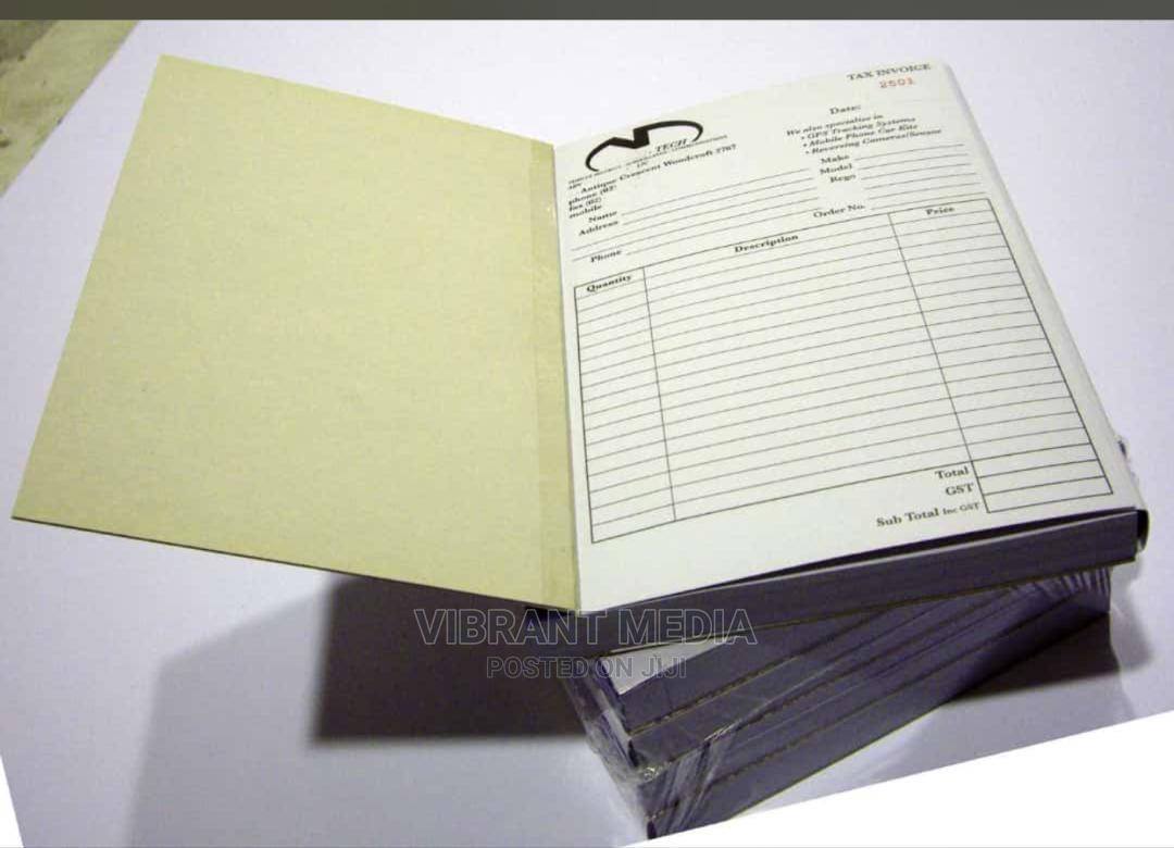 Delivery Note Invoice Receipt Payment Voucher Books In Central 