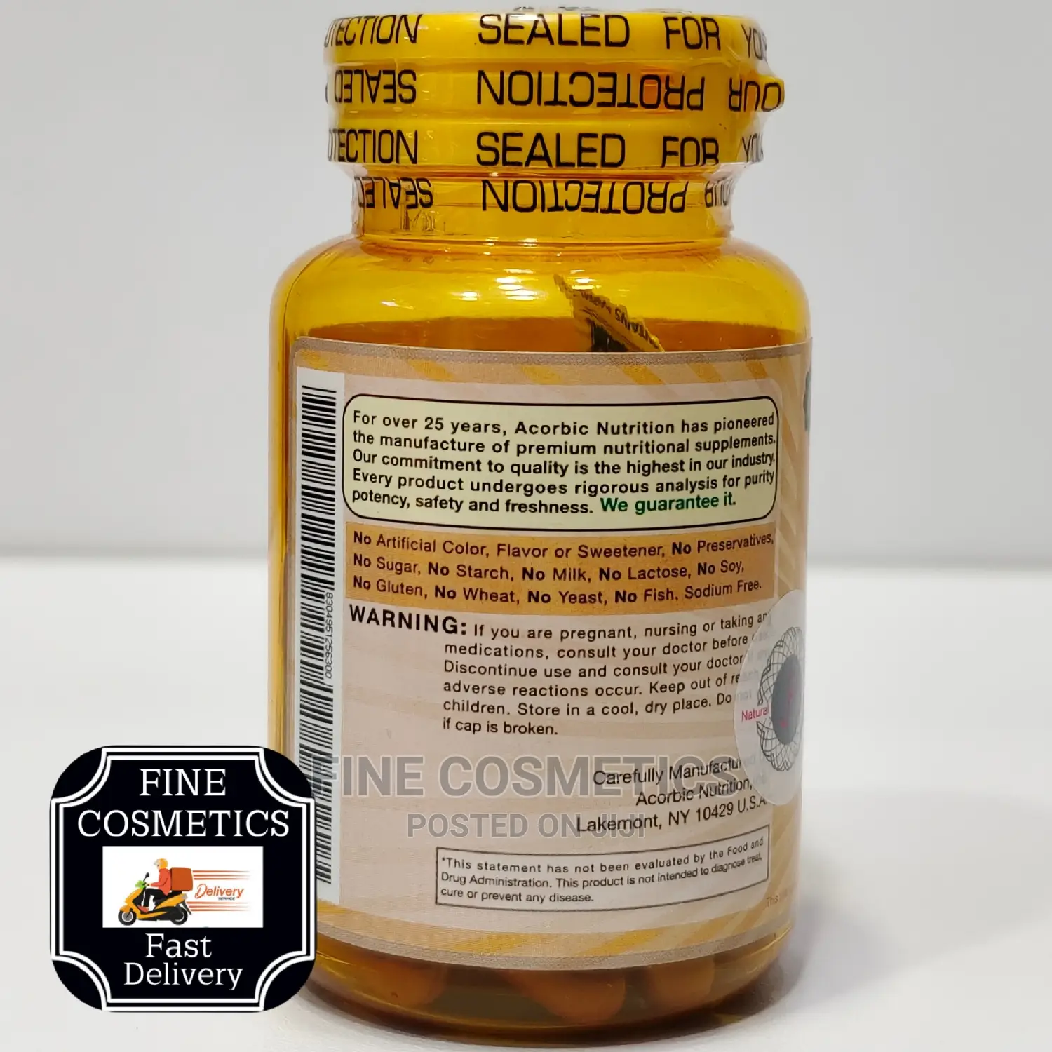 ACORBIC Extra Vitamin C Plus+ 30gel Tabs for Health Skin