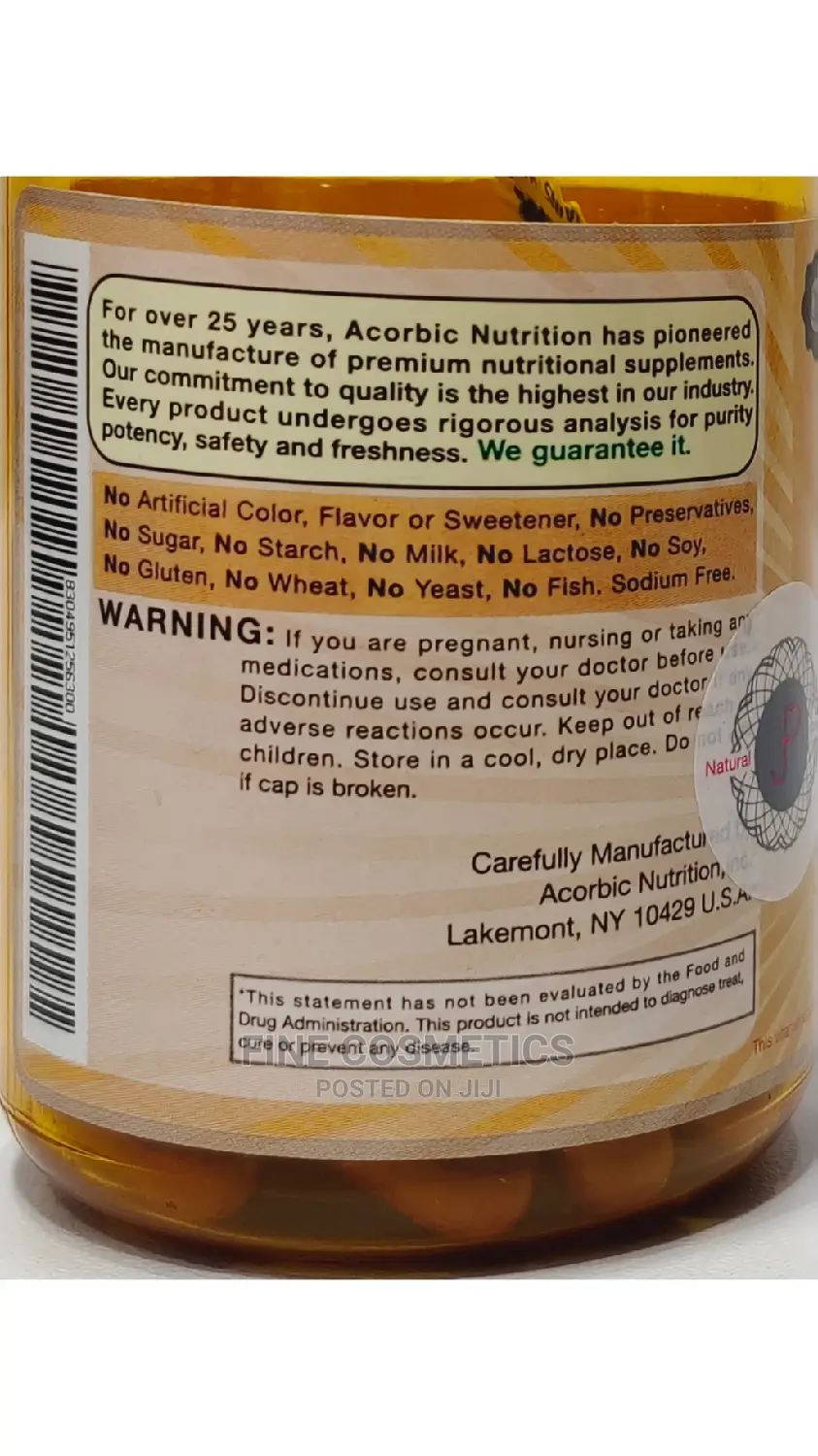 ACORBIC Extra Vitamin C Plus+ 30gel Tabs for Health Skin
