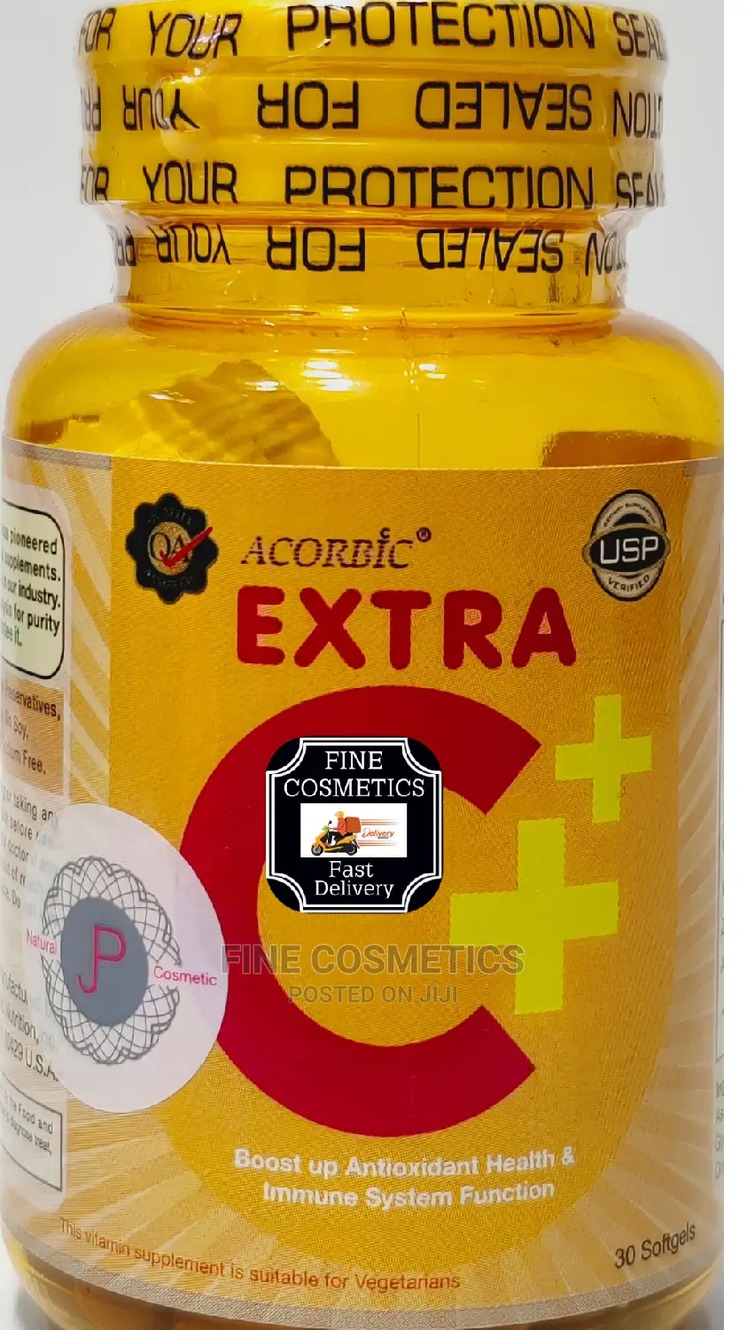 ACORBIC Extra Vitamin C Plus+ 30gel Tabs for Health Skin