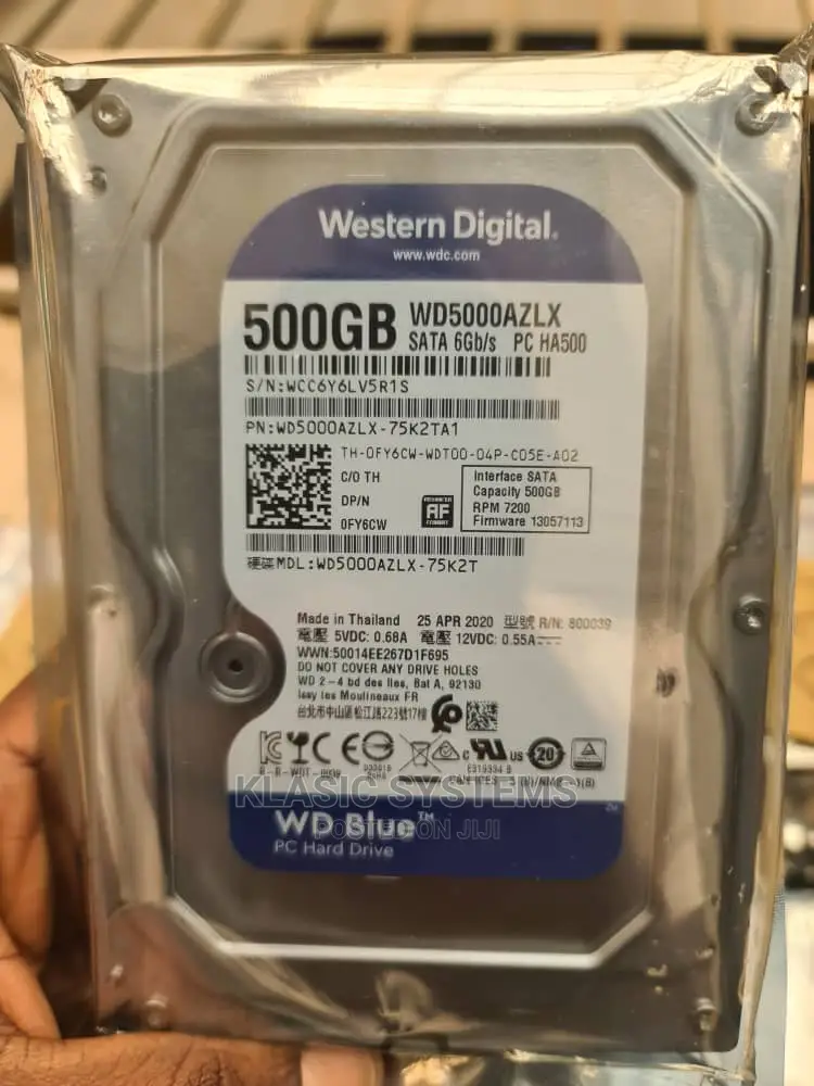 New Desktop HDD 500gb