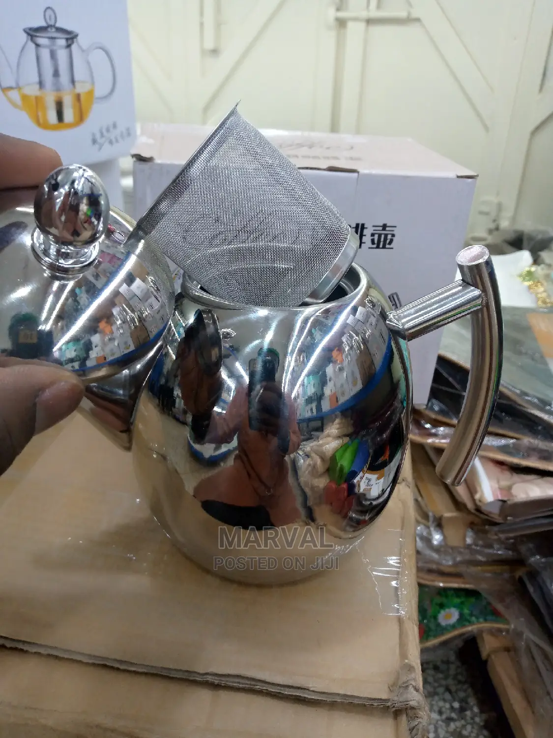 Stainless Tea Pot (1L)