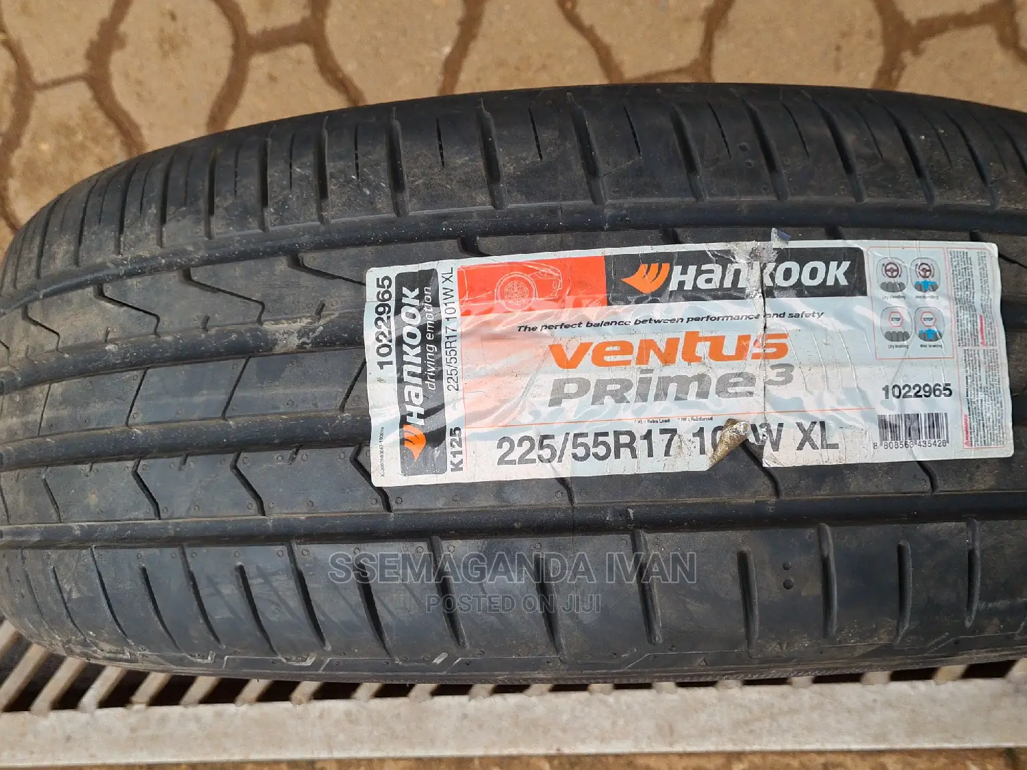 225/55r17 Hankook Made in Korea
