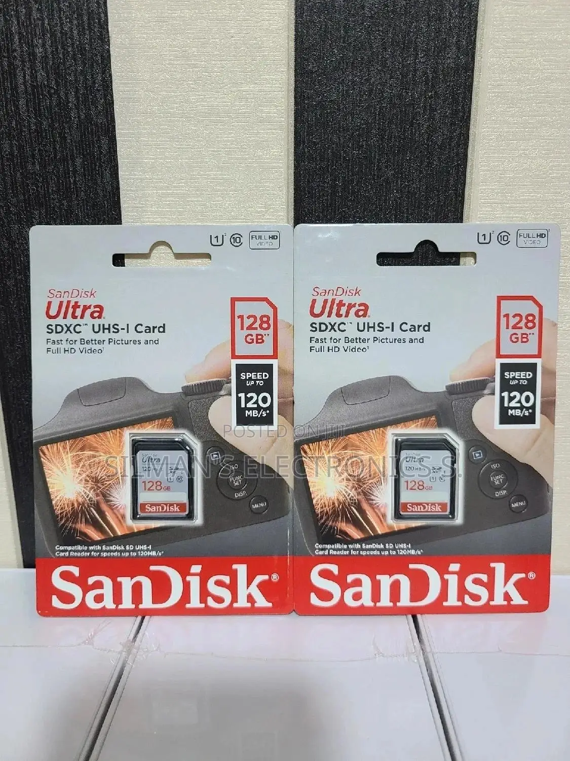 Sandisk Ultra Class 10 SD Cards 128gb